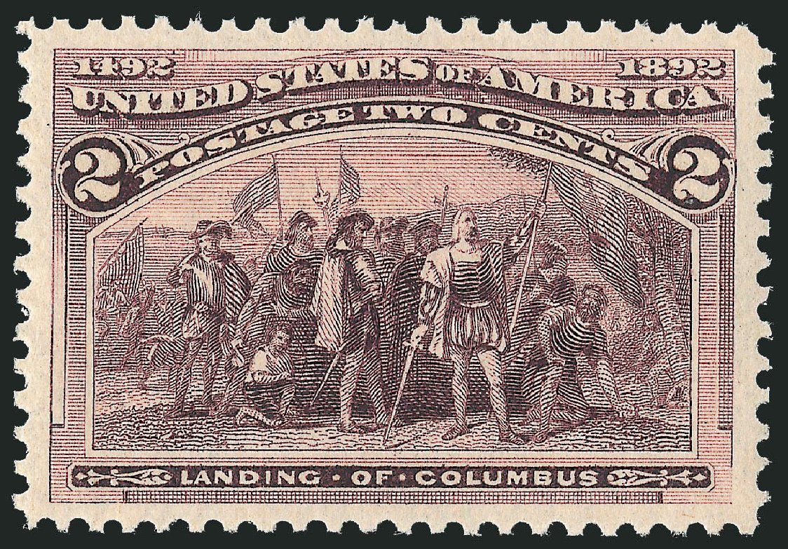 US Stamp Price Scott Cat. 231: 1893 2c Columbian Exposition. Robert Siegel Auction Galleries, Dec 2010, Sale 1000, Lot 1116