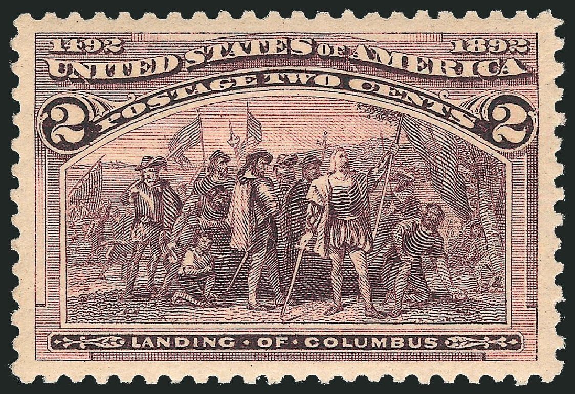 Price of US Stamp Scott Catalog #231 - 1893 2c Columbian Exposition. Robert Siegel Auction Galleries, Mar 2013, Sale 1040, Lot 1476