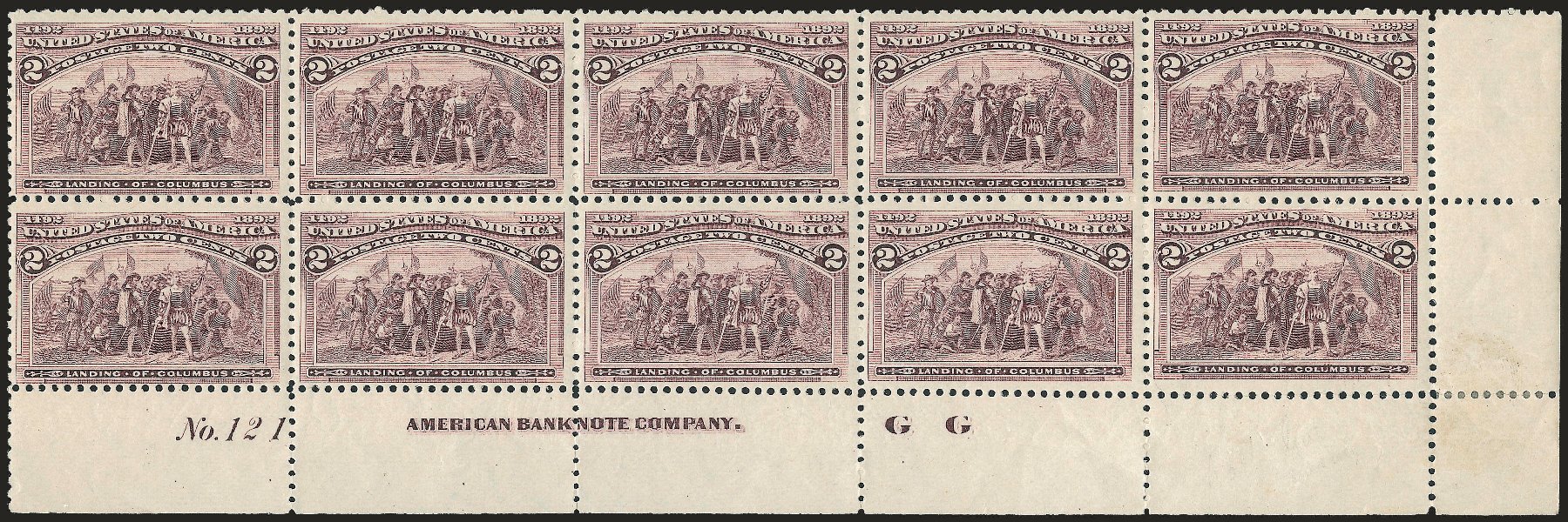 Prices of US Stamp Scott 231: 2c 1893 Columbian Exposition. Robert Siegel Auction Galleries, Apr 2009, Sale 971, Lot 1076