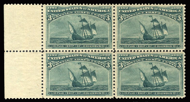 Prices of US Stamps Scott #232: 3c 1893 Columbian Exposition. Cherrystone Auctions, Mar 2013, Sale 201303, Lot 57