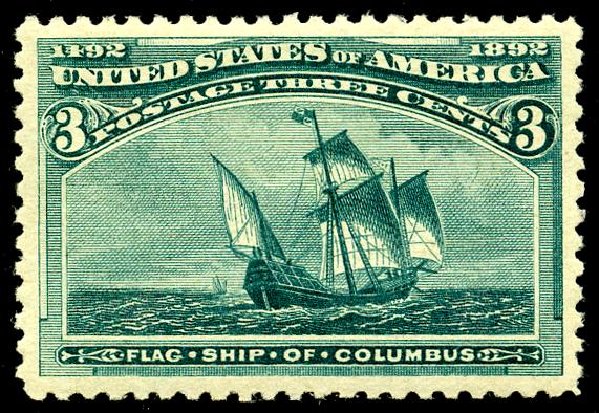 Costs of US Stamps Scott Catalog #232 - 3c 1893 Columbian Exposition. Matthew Bennett International, May 2008, Sale 327, Lot 219