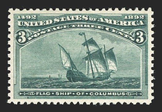 US Stamps Price Scott Catalogue # 232 - 1893 3c Columbian Exposition. Spink Shreves Galleries, Mar 2013, Sale 142, Lot 225