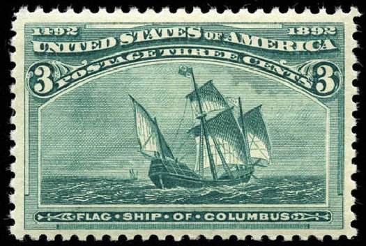 Prices of US Stamps Scott Catalogue #232 - 3c 1893 Columbian Exposition. Matthew Bennett International, Jun 2008, Sale 328, Lot 743