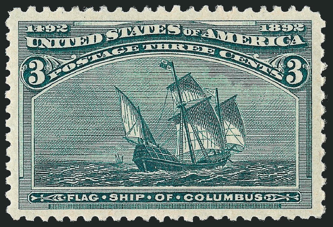Prices of US Stamp Scott Cat. # 232: 3c 1893 Columbian Exposition. Robert Siegel Auction Galleries, Jun 2011, Sale 1011, Lot 583