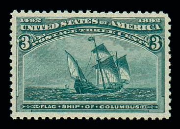 Prices of US Stamps Scott Catalogue # 232: 3c 1893 Columbian Exposition. Matthew Bennett International, Dec 2007, Sale 325, Lot 1716