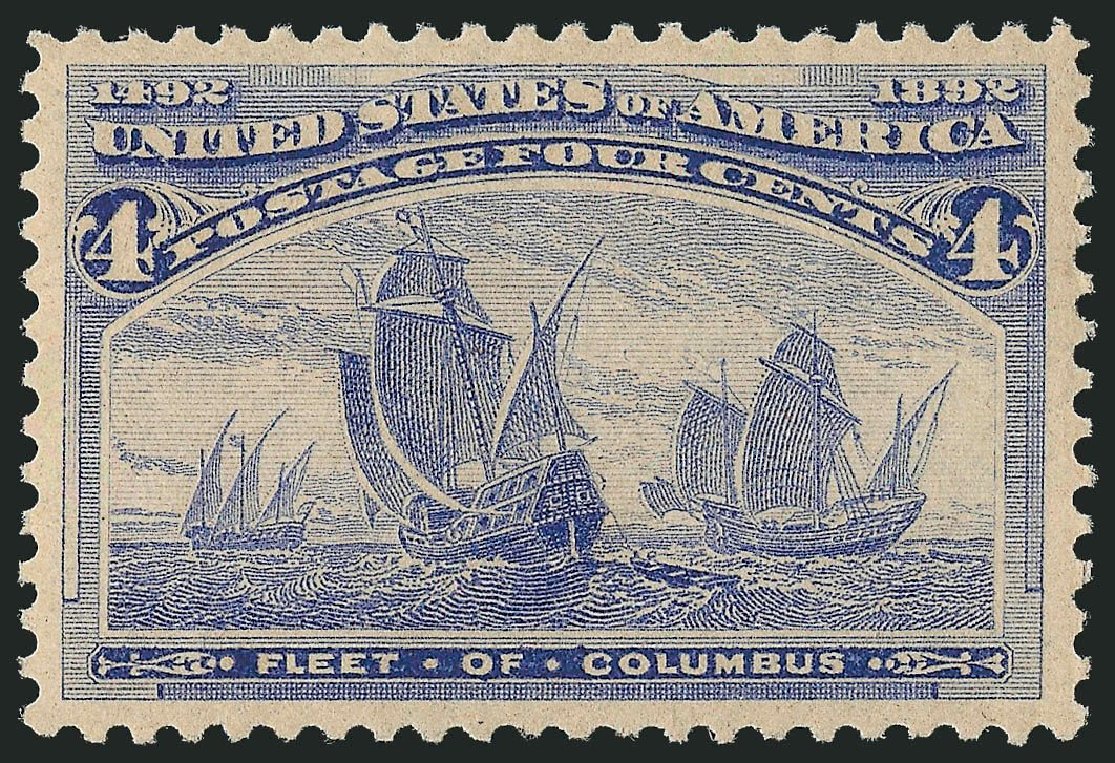 Price of US Stamp Scott Cat. # 233: 1893 4c Columbian Exposition. Robert Siegel Auction Galleries, May 2013, Sale 1044, Lot 188