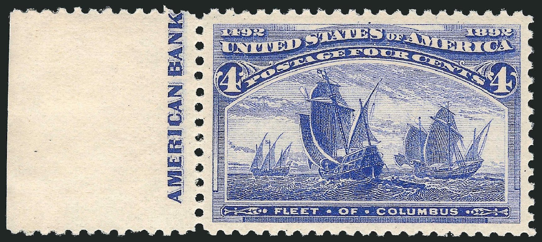 Price of US Stamp Scott Catalogue 233: 1893 4c Columbian Exposition. Robert Siegel Auction Galleries, Nov 2013, Sale 1061, Lot 3672