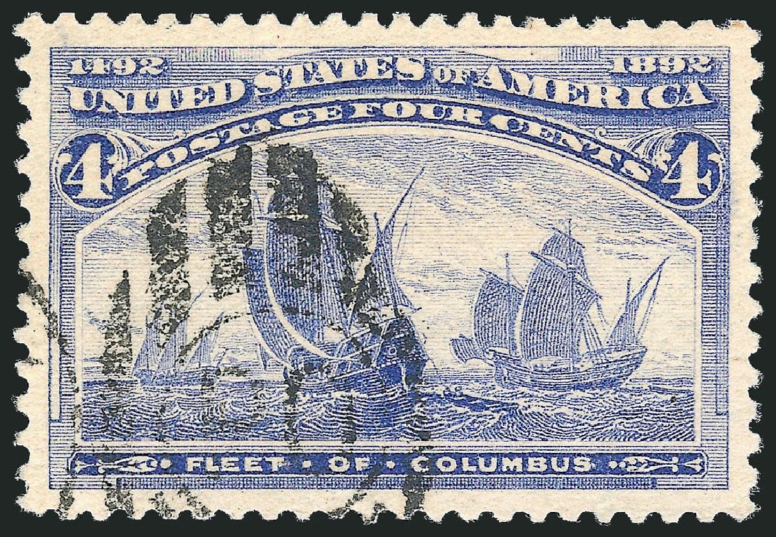 Price of US Stamps Scott Catalog # 233 - 4c 1893 Columbian Exposition. Robert Siegel Auction Galleries, Sep 2012, Sale 1027, Lot 116