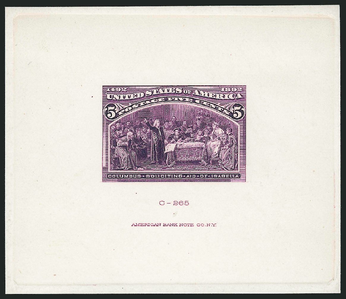 Cost of US Stamps Scott 234: 5c 1893 Columbian Exposition. Robert Siegel Auction Galleries, Dec 2012, Sale 1037, Lot 1208