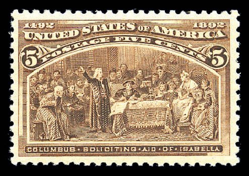 Prices of US Stamp Scott Catalog 234 - 5c 1893 Columbian Exposition. Matthew Bennett International, Sep 2010, Sale 333, Lot 3639