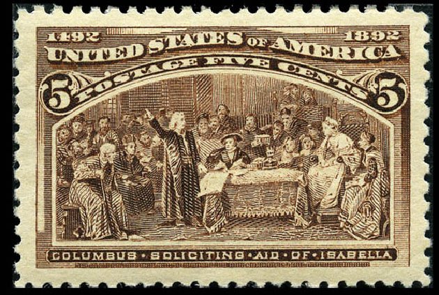 Prices of US Stamps Scott 234 - 5c 1893 Columbian Exposition. Matthew Bennett International, Feb 2012, Sale 340, Lot 309