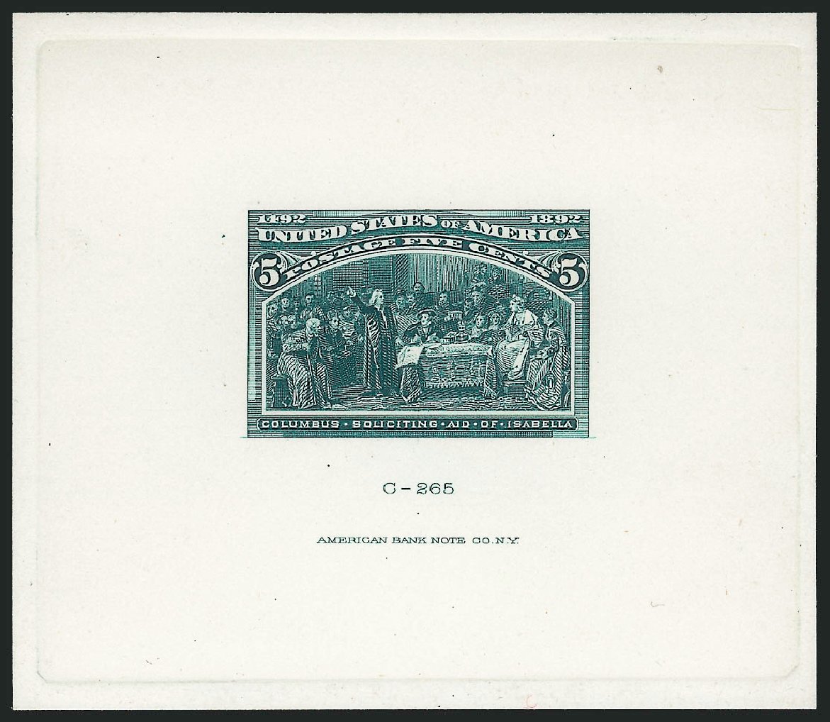 US Stamp Price Scott Catalog # 234: 1893 5c Columbian Exposition. Robert Siegel Auction Galleries, Dec 2012, Sale 1037, Lot 1209