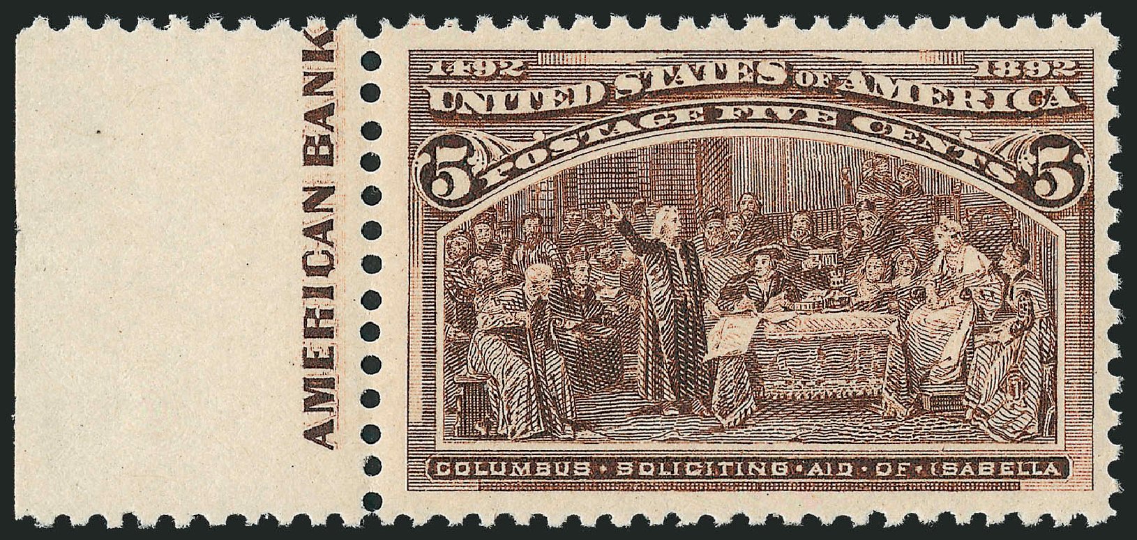 Price of US Stamps Scott Catalog # 234: 1893 5c Columbian Exposition. Robert Siegel Auction Galleries, Oct 2010, Sale 997, Lot 5679