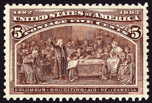 Prices of US Stamp Scott Catalogue 234 - 1893 5c Columbian Exposition. Spink Shreves Galleries, Jan 2014, Sale 146, Lot 299
