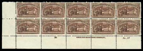 US Stamps Values Scott 234 - 5c 1893 Columbian Exposition. Matthew Bennett International, Dec 2007, Sale 325, Lot 1731