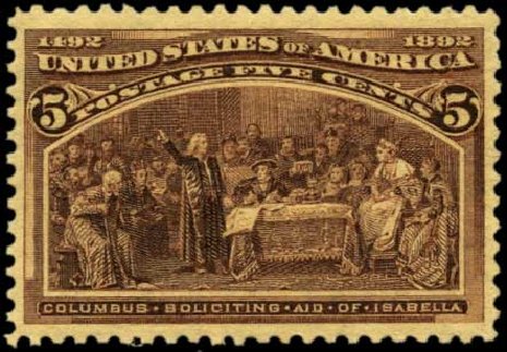 Prices of US Stamps Scott Cat. # 234: 1893 5c Columbian Exposition. Harmer-Schau Auction Galleries, Feb 2012, Sale 92, Lot 991