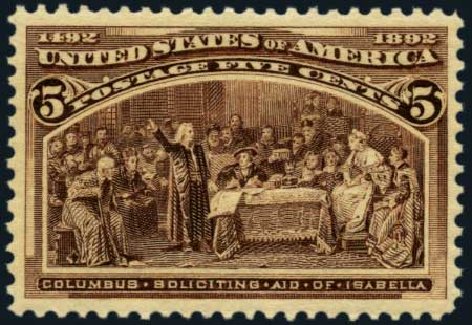 Value of US Stamp Scott # 234 - 5c 1893 Columbian Exposition. Harmer-Schau Auction Galleries, Aug 2012, Sale 94, Lot 1311