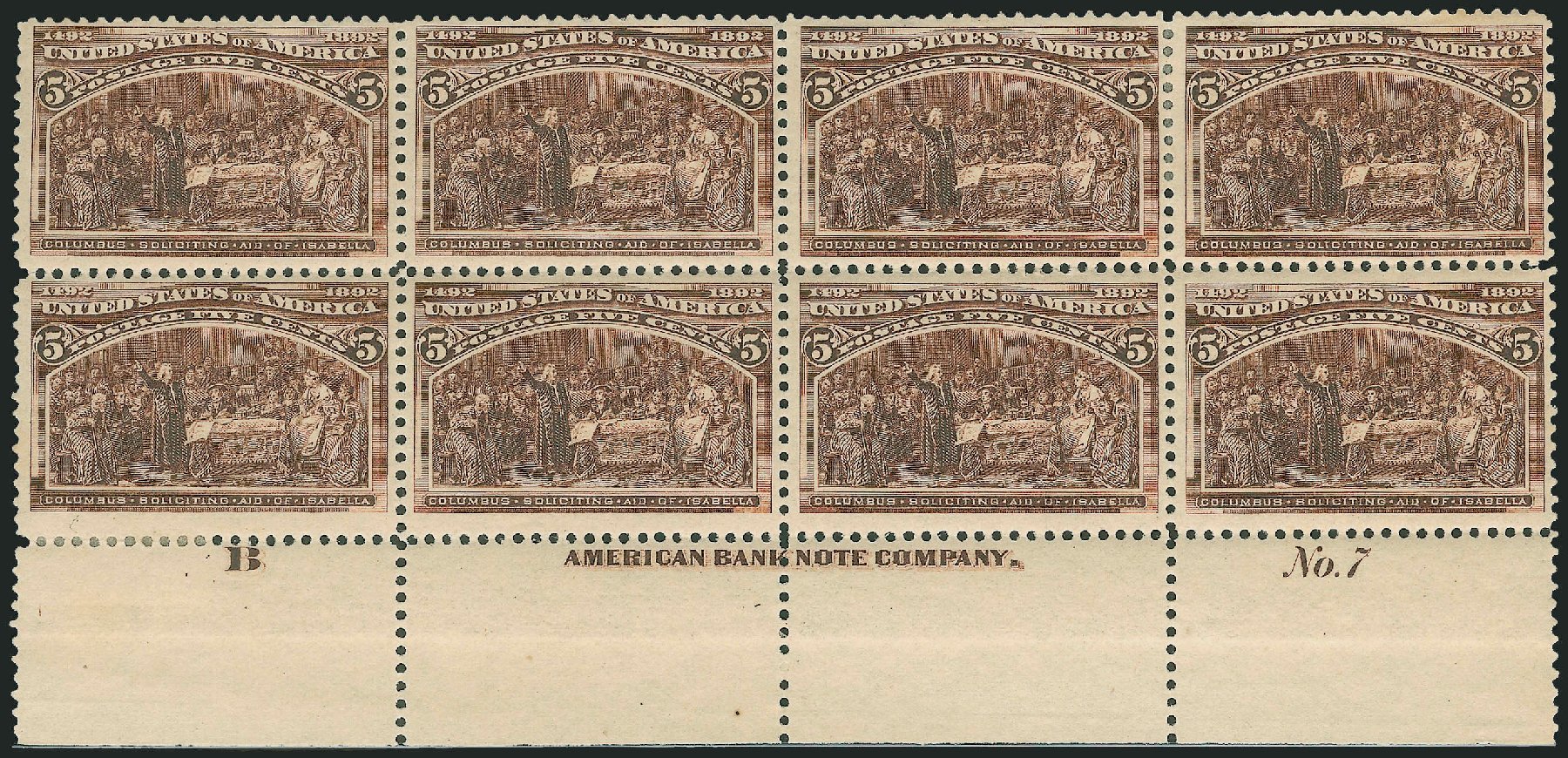 Price of US Stamp Scott Cat. #234: 1893 5c Columbian Exposition. Robert Siegel Auction Galleries, Mar 2013, Sale 1040, Lot 1531