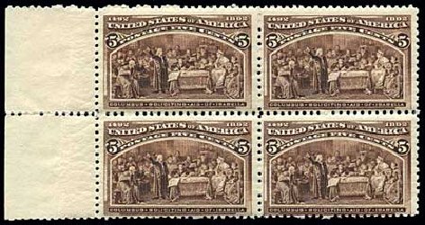 Price of US Stamp Scott Catalog # 234: 5c 1893 Columbian Exposition. Harmer-Schau Auction Galleries, Jun 2008, Sale 78, Lot 1415