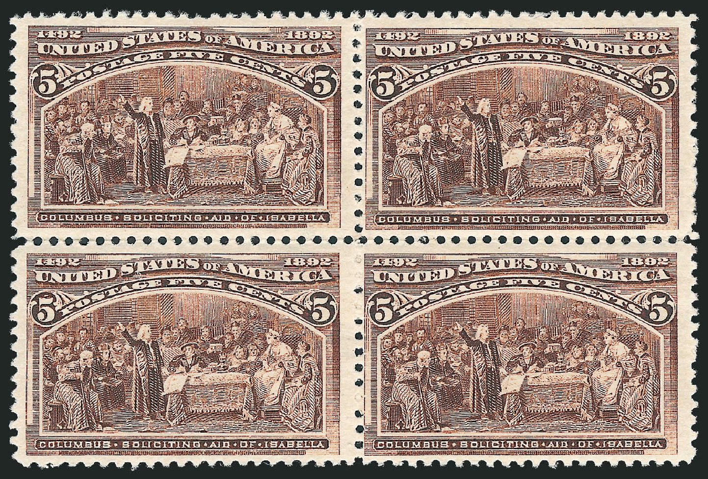 Values of US Stamps Scott # 234 - 5c 1893 Columbian Exposition. Robert Siegel Auction Galleries, Sep 2009, Sale 976, Lot 1682