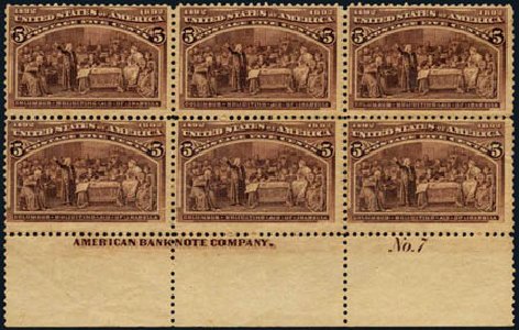 Price of US Stamp Scott Catalog #234 - 1893 5c Columbian Exposition. Harmer-Schau Auction Galleries, Oct 2011, Sale 91, Lot 223