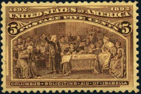 US Stamp Prices Scott # 234: 5c 1893 Columbian Exposition. Harmer-Schau Auction Galleries, Aug 2012, Sale 94, Lot 1313