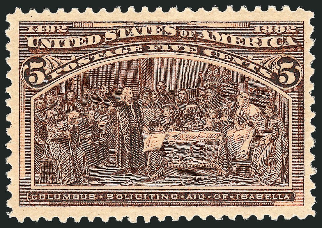 Price of US Stamp Scott Catalog # 234: 5c 1893 Columbian Exposition. Robert Siegel Auction Galleries, Sep 2008, Sale 962, Lot 2493