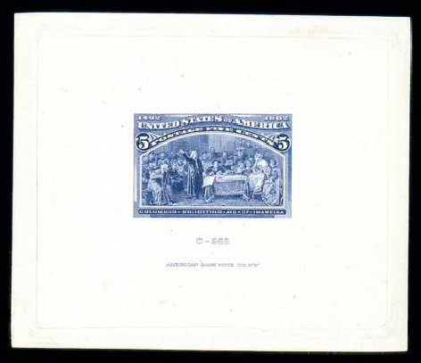 US Stamps Prices Scott Cat. # 234 - 1893 5c Columbian Exposition. Matthew Bennett International, Dec 2007, Sale 325, Lot 1336