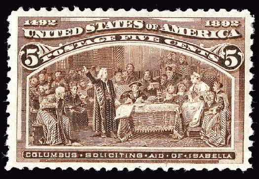 Values of US Stamps Scott Catalog 234 - 5c 1893 Columbian Exposition. Spink Shreves Galleries, May 2014, Sale 148, Lot 206