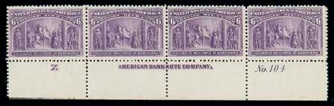 Price of US Stamp Scott Catalog #235 - 6c 1893 Columbian Exposition. Matthew Bennett International, Dec 2007, Sale 325, Lot 1733