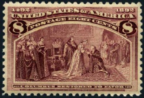 Prices of US Stamp Scott #236 - 1893 8c Columbian Exposition. Harmer-Schau Auction Galleries, Aug 2012, Sale 94, Lot 1319