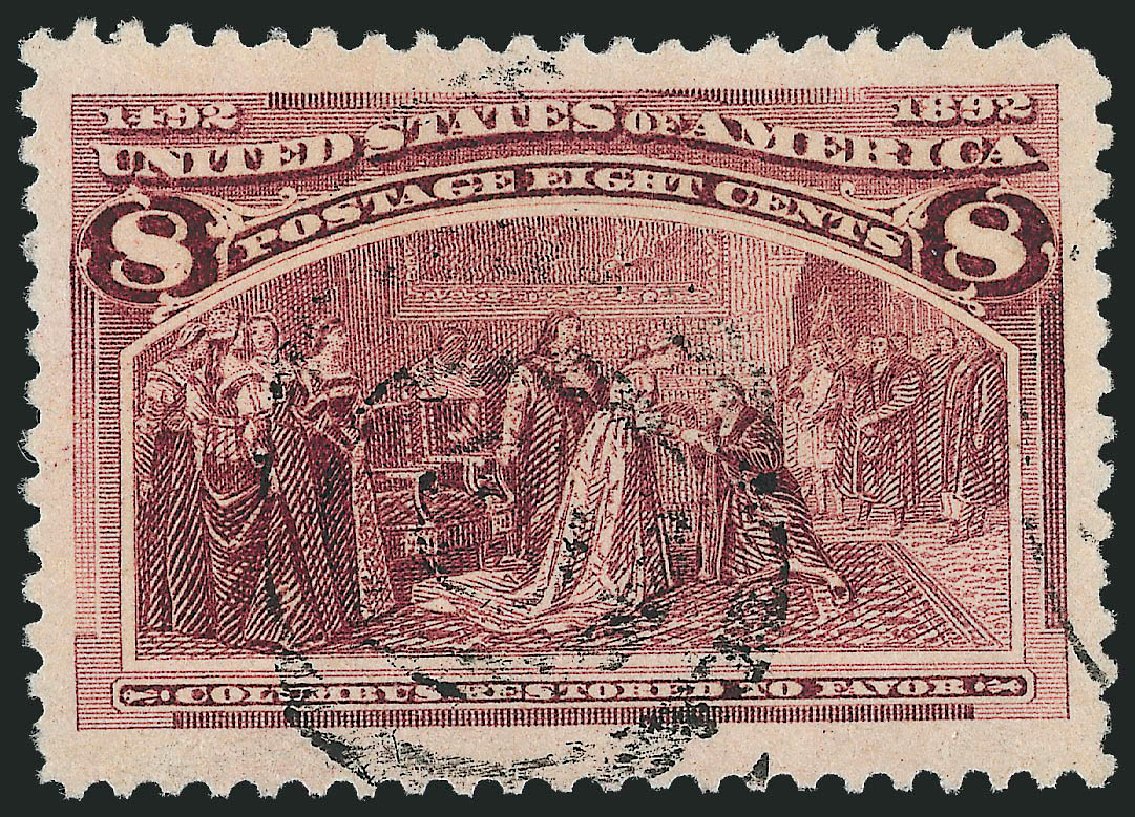 US Stamp Prices Scott Catalog #236: 8c 1893 Columbian Exposition. Robert Siegel Auction Galleries, Jun 2011, Sale 1011, Lot 590