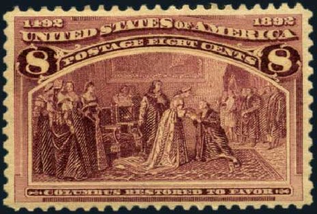 Price of US Stamps Scott Catalogue # 236 - 8c 1893 Columbian Exposition. Harmer-Schau Auction Galleries, Aug 2012, Sale 94, Lot 1321
