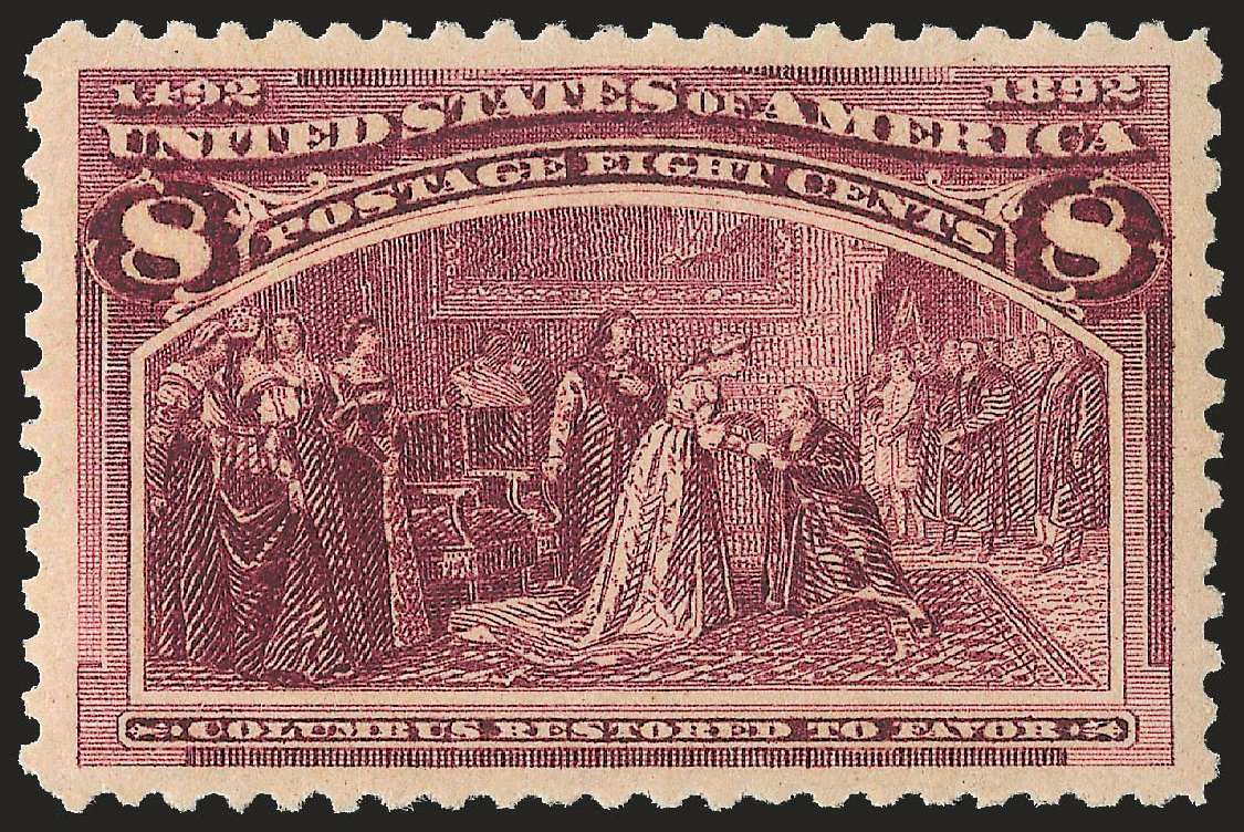 Prices of US Stamps Scott # 236: 1893 8c Columbian Exposition. Robert Siegel Auction Galleries, Jun 2009, Sale 975, Lot 1512