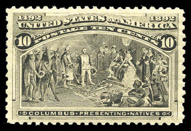 US Stamp Price Scott Catalog 237: 1893 10c Columbian Exposition. Matthew Bennett International, Mar 2011, Sale 337, Lot 2667