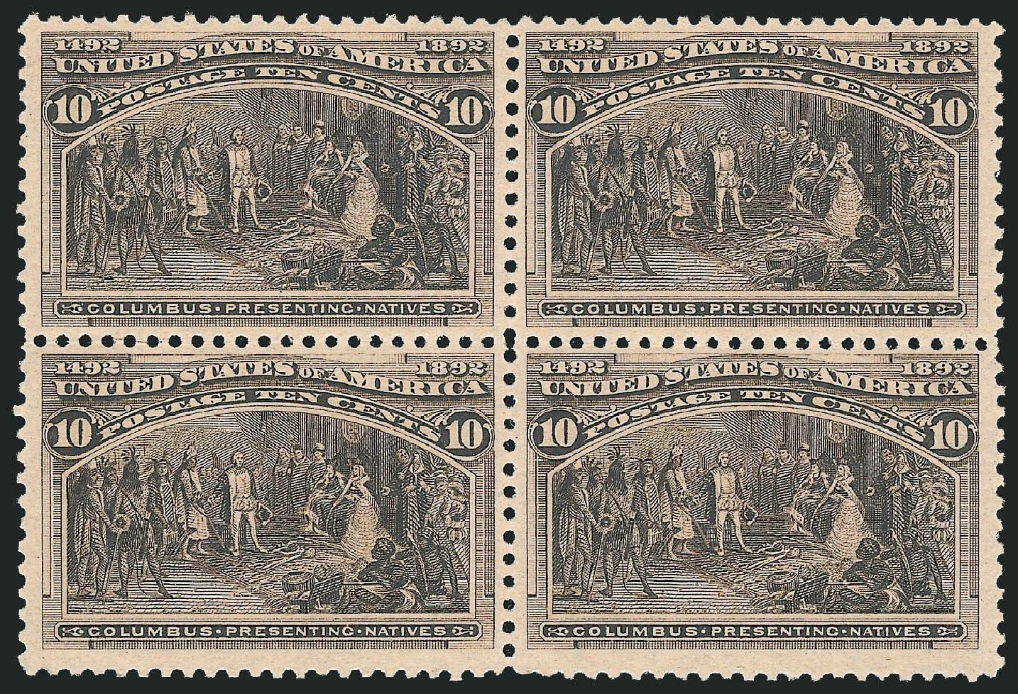 US Stamp Value Scott 237: 1893 10c Columbian Exposition. Robert Siegel Auction Galleries, Mar 2014, Sale 1067, Lot 1227