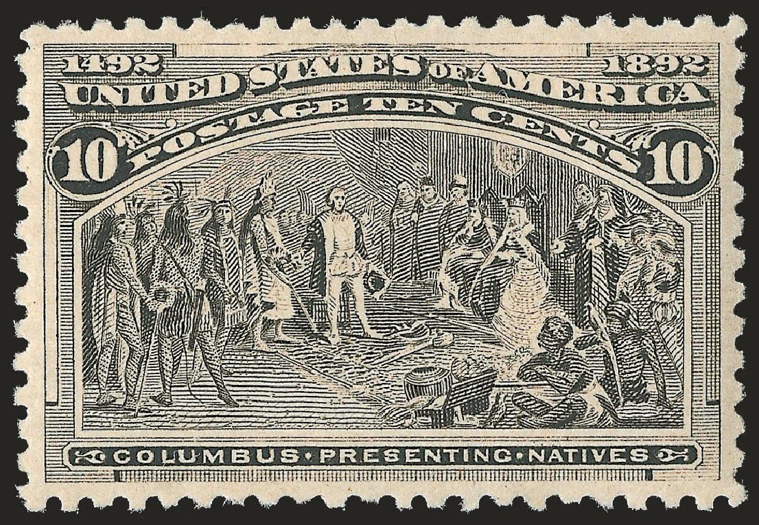 US Stamp Prices Scott Catalog #237 - 10c 1893 Columbian Exposition. Robert Siegel Auction Galleries, Jun 2009, Sale 975, Lot 1517