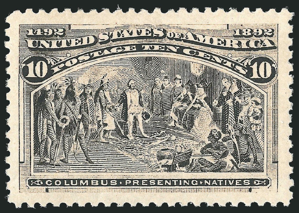 Price of US Stamp Scott # 237: 1893 10c Columbian Exposition. Robert Siegel Auction Galleries, Dec 2010, Sale 1000, Lot 1129