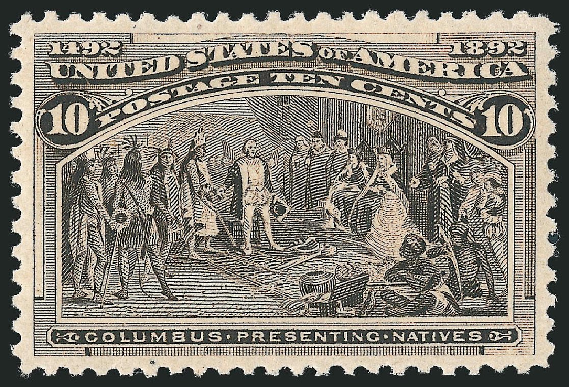 US Stamps Prices Scott Catalogue 237 - 10c 1893 Columbian Exposition. Robert Siegel Auction Galleries, Dec 2010, Sale 1000, Lot 1130