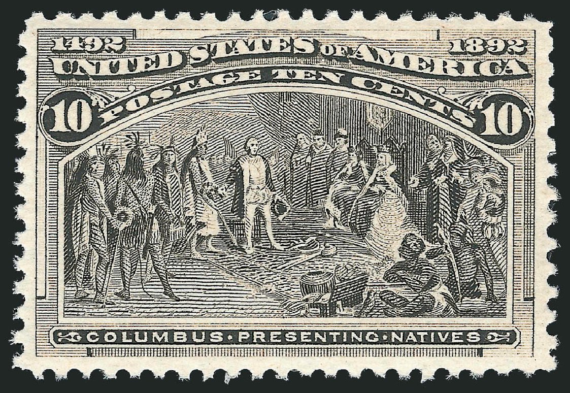 US Stamps Prices Scott # 237 - 10c 1893 Columbian Exposition. Robert Siegel Auction Galleries, Oct 2011, Sale 1014, Lot 1500
