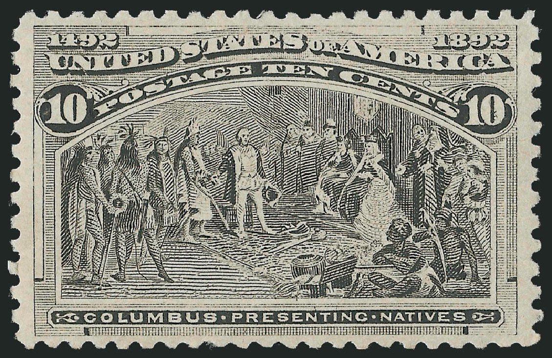 US Stamps Price Scott Catalog # 237: 10c 1893 Columbian Exposition. Robert Siegel Auction Galleries, Dec 2009, Sale 982, Lot 5560