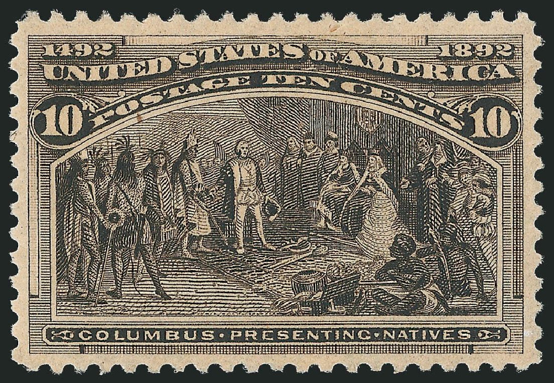 Costs of US Stamp Scott #237 - 1893 10c Columbian Exposition. Robert Siegel Auction Galleries, Oct 2011, Sale 1014, Lot 1501