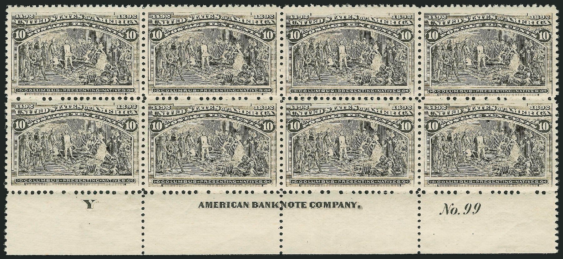Prices of US Stamps Scott Catalogue # 237: 1893 10c Columbian Exposition. Robert Siegel Auction Galleries, Mar 2013, Sale 1040, Lot 1541