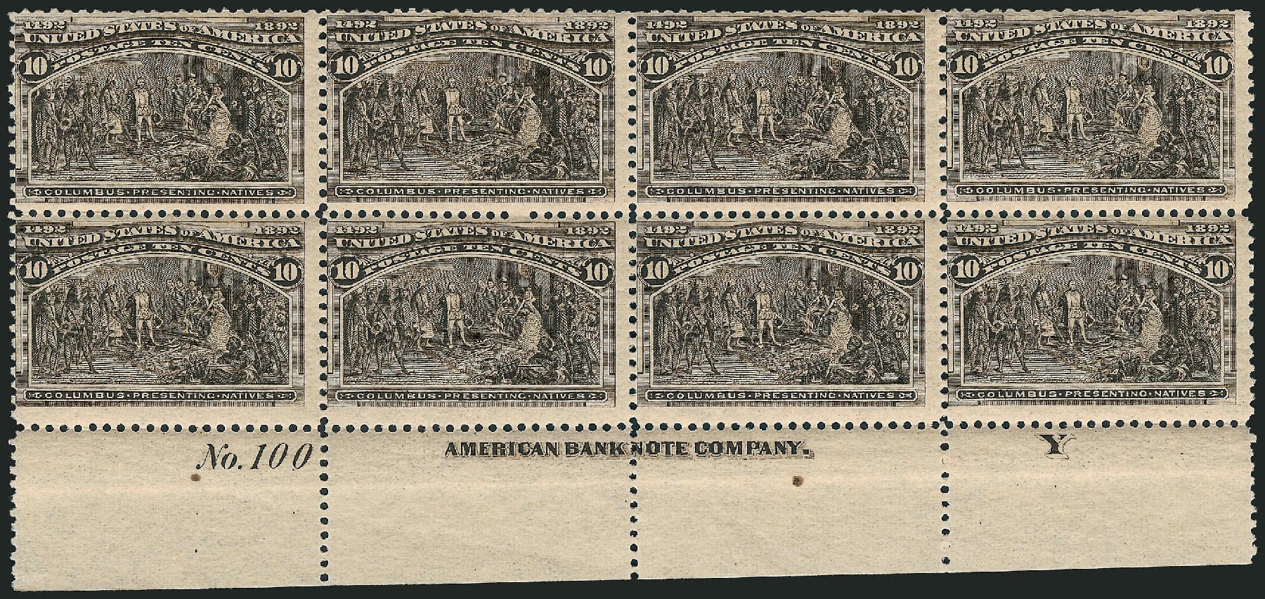 Values of US Stamps Scott # 237 - 10c 1893 Columbian Exposition. Robert Siegel Auction Galleries, Apr 2009, Sale 971, Lot 1151