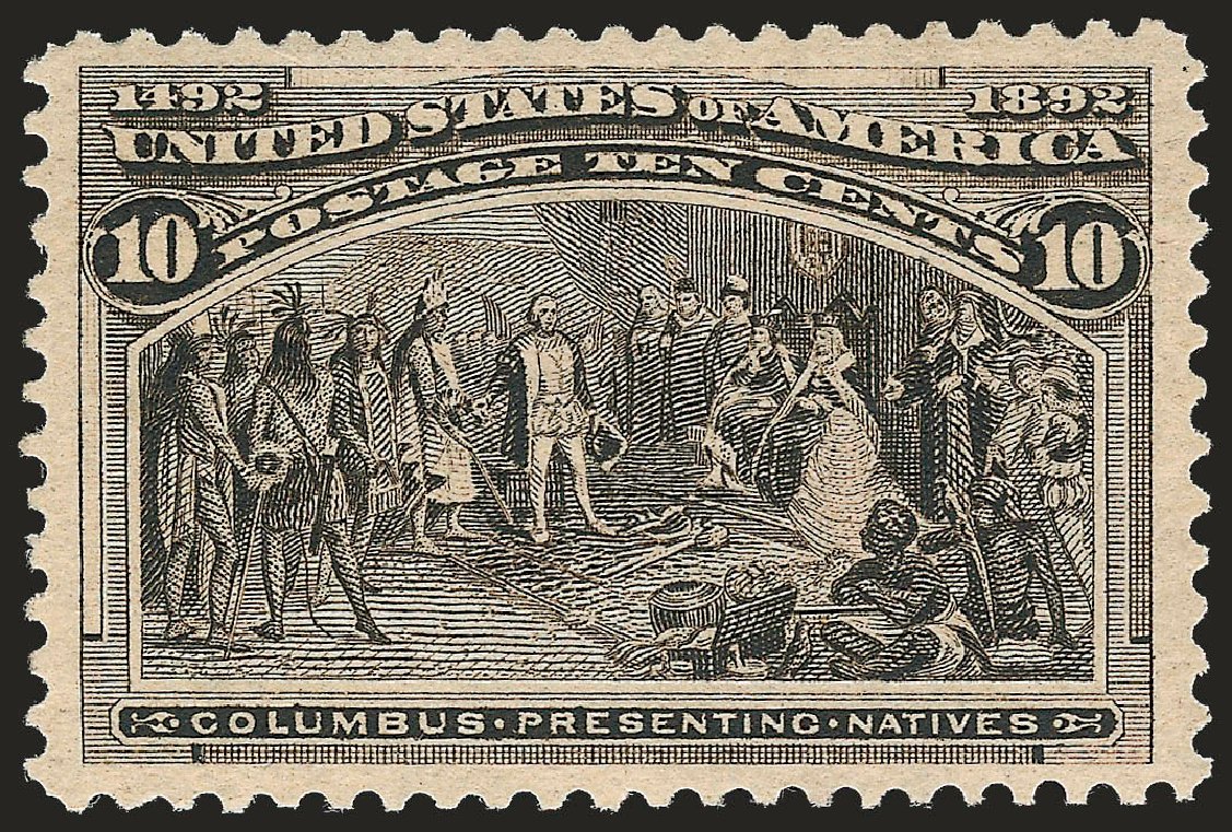 Price of US Stamps Scott Catalogue 237 - 10c 1893 Columbian Exposition. Robert Siegel Auction Galleries, Dec 2009, Sale 982, Lot 5561