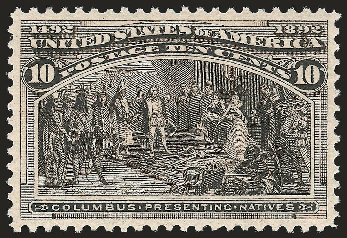 Cost of US Stamp Scott Catalogue 237 - 1893 10c Columbian Exposition. Robert Siegel Auction Galleries, Apr 2010, Sale 984, Lot 551