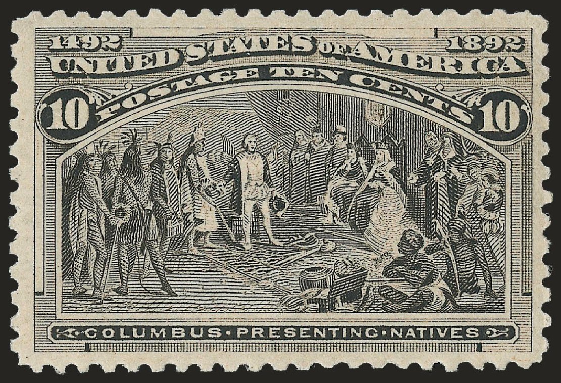 Value of US Stamps Scott Catalog 237 - 10c 1893 Columbian Exposition. Robert Siegel Auction Galleries, Jun 2010, Sale 992, Lot 2295