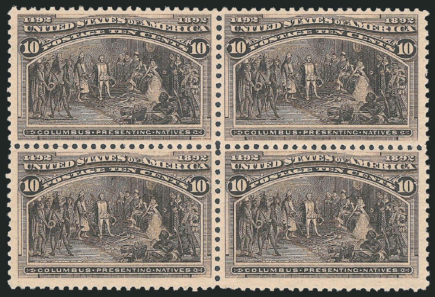 Cost of US Stamp Scott Catalog 237: 1893 10c Columbian Exposition. Robert Siegel Auction Galleries, Oct 2011, Sale 1014, Lot 1502