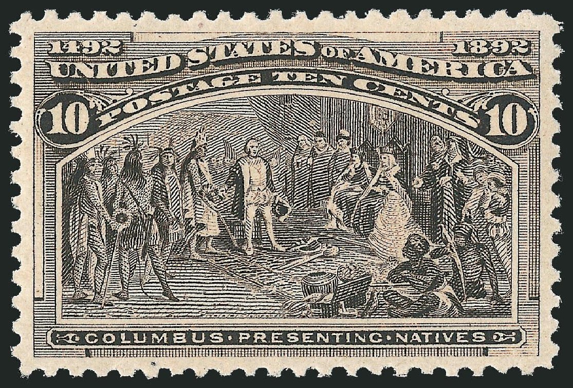 Prices of US Stamp Scott Cat. 237 - 10c 1893 Columbian Exposition. Robert Siegel Auction Galleries, Nov 2013, Sale 1057, Lot 822