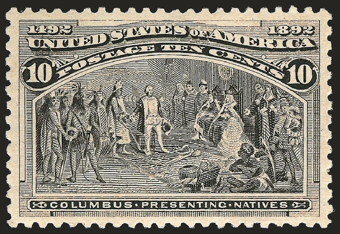 Prices of US Stamp Scott Catalog # 237 - 1893 10c Columbian Exposition. Robert Siegel Auction Galleries, Dec 2008, Sale 967, Lot 4382